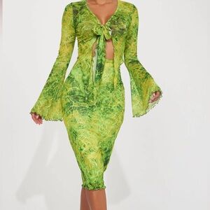 Lost with you skirt set